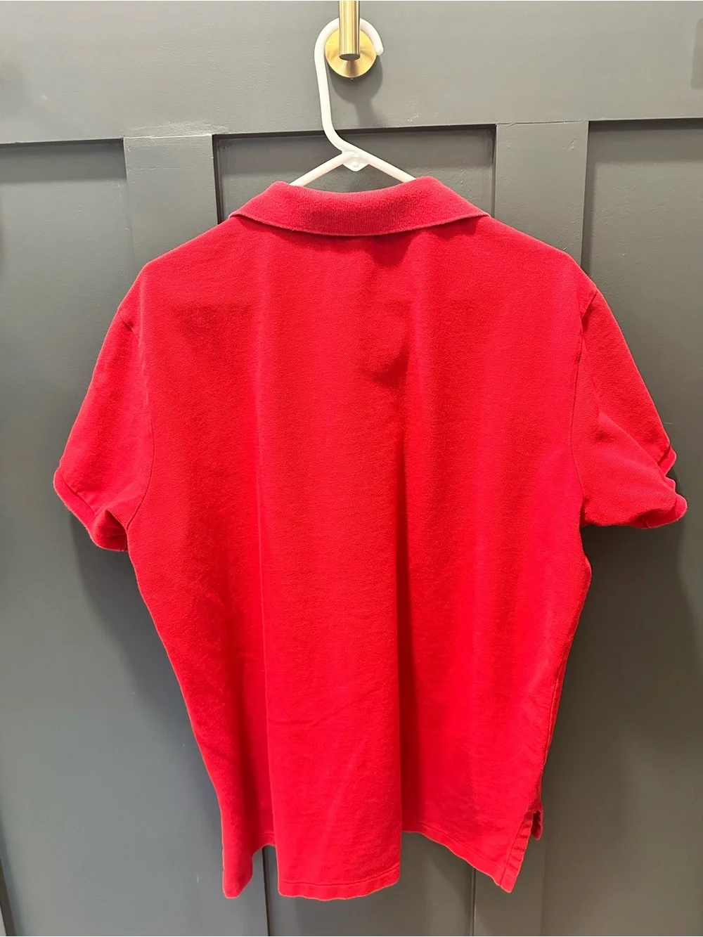 Ralph Lauren Red Short-Sleeve Polo with Blue Pony